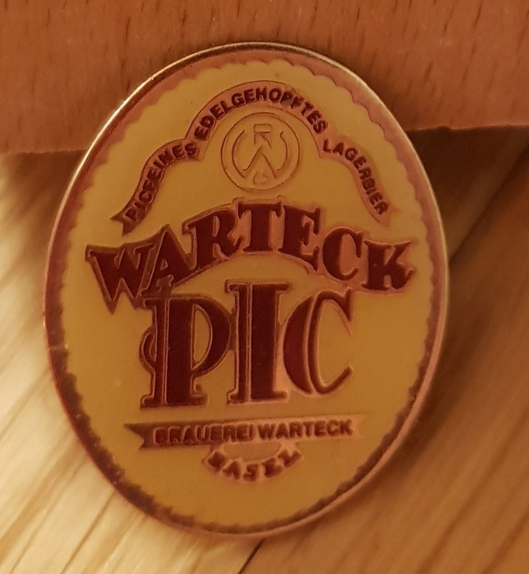 Basler Placchette & Badge: Warteck Basel Bier PIC – Usato da Emmenbrücke venduto da Herzog07