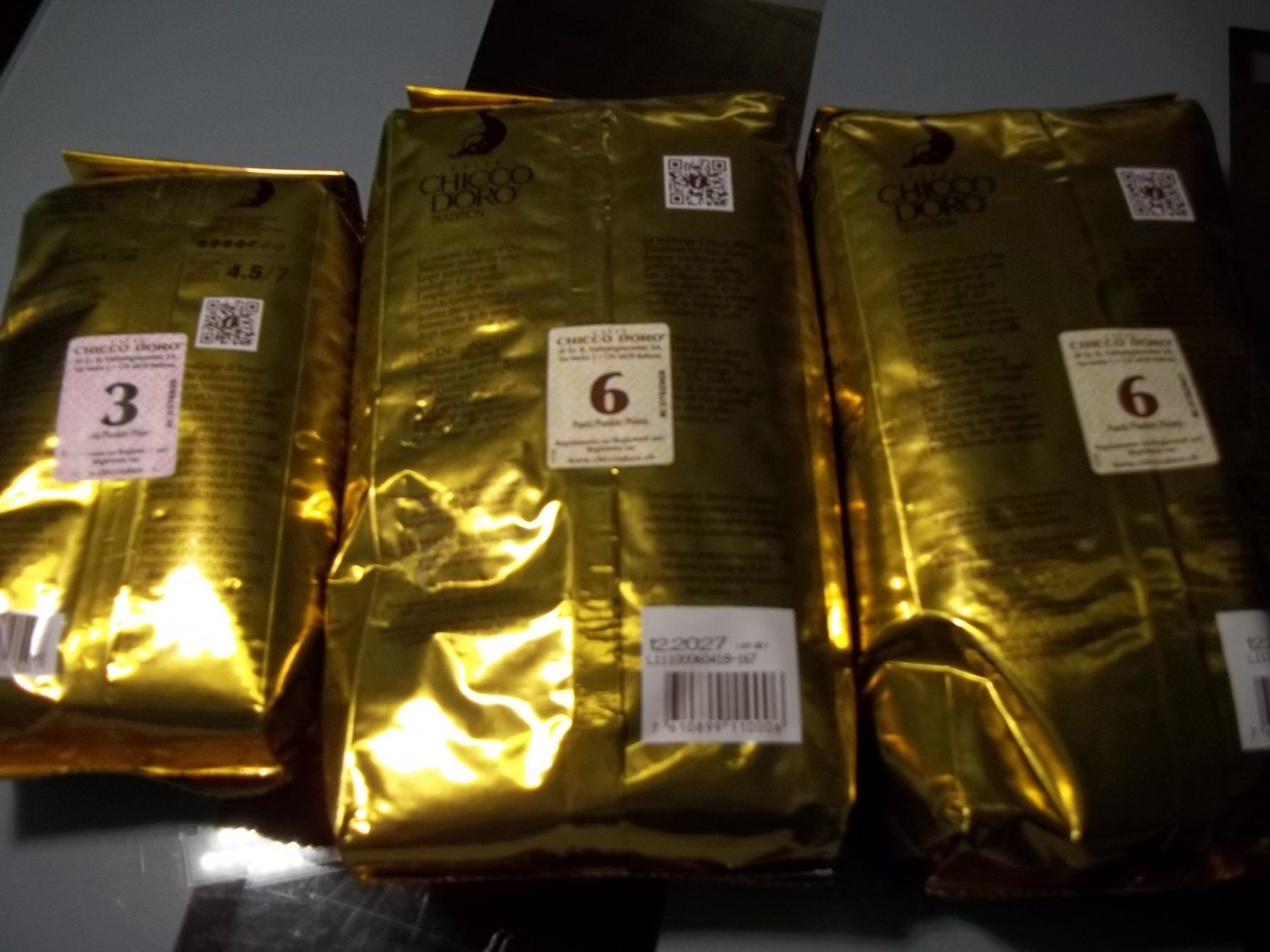 Lebensmittel & Spezialitäten: Kaffe Chicco D'oro Bohnenkaffee 2,5 Kg – Neu und originalverpackt aus Olten von Capitole66 1