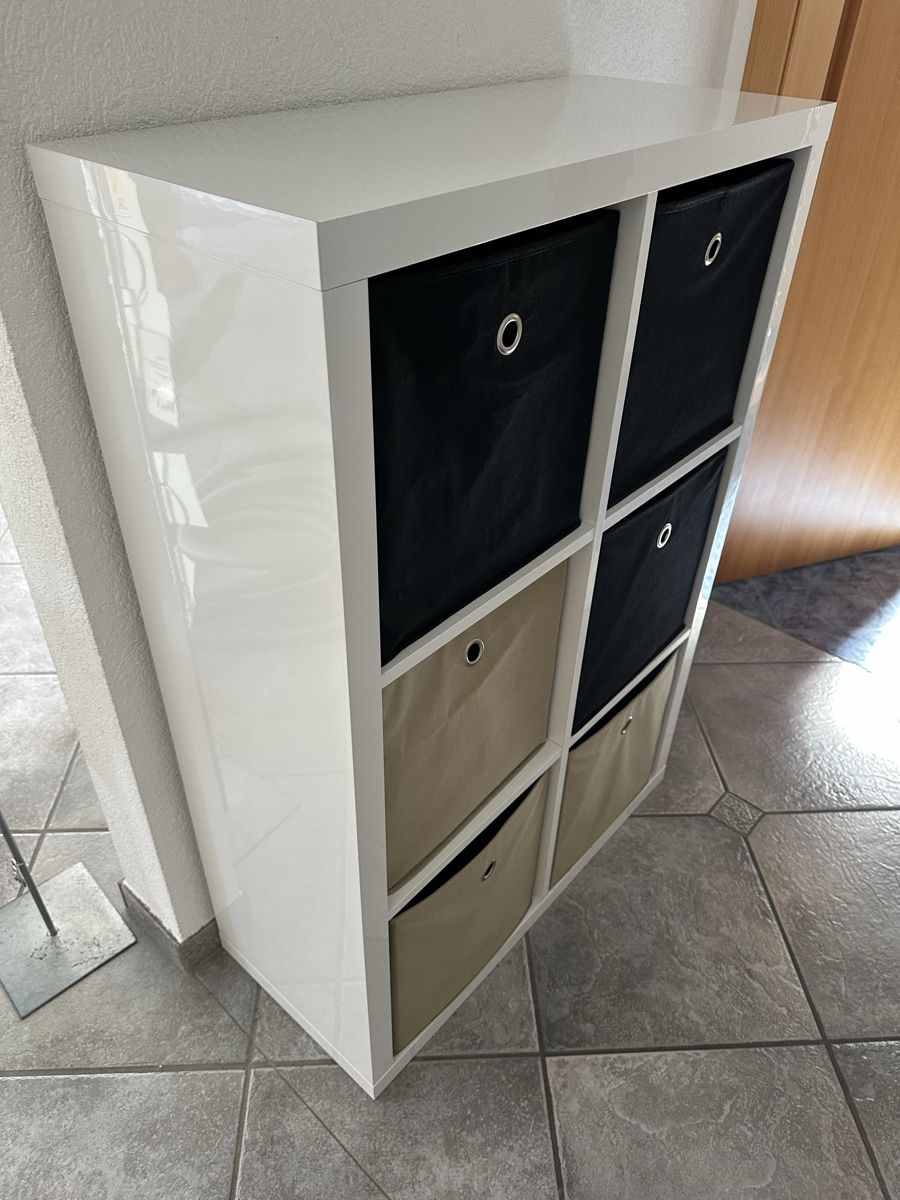Scaffali: Kallax Regal Ikea 2x3 inkl. Boxen – Usato da Rafz venduto da Dilifledermaus 1