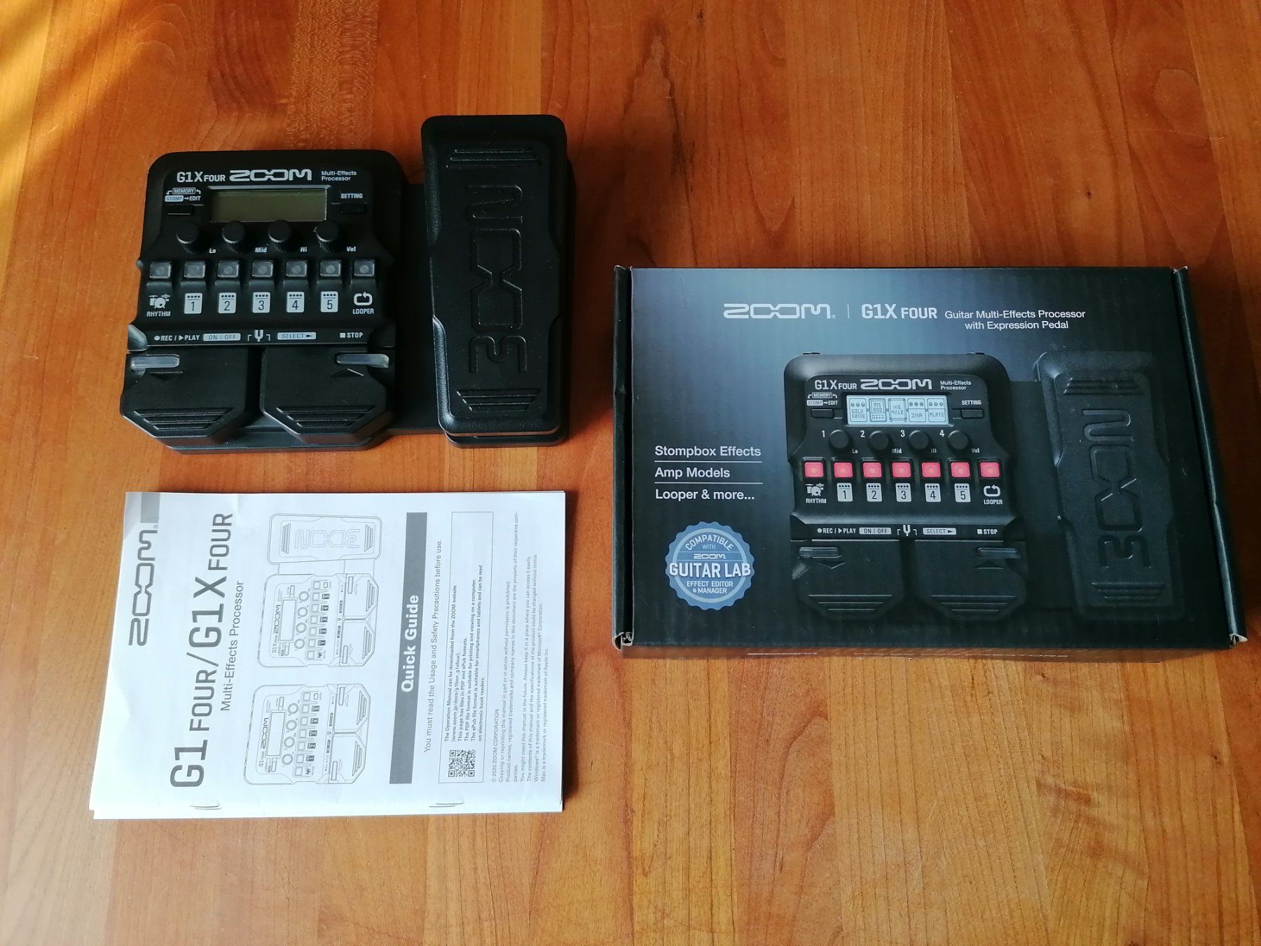 Equalizzatori: ZOOM G1X FOUR Multi-Effects Prozessor mit Expression Pedal – Usato da Basel venduto da Fiona-Lea 2