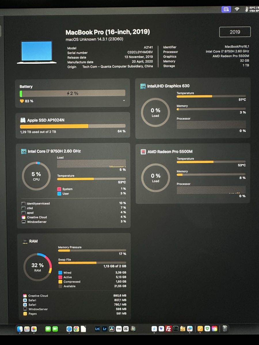 Apple Notebook: Macbook Pro 16” - 2020 – Usato da Heerbrugg venduto da Tadeus87 3