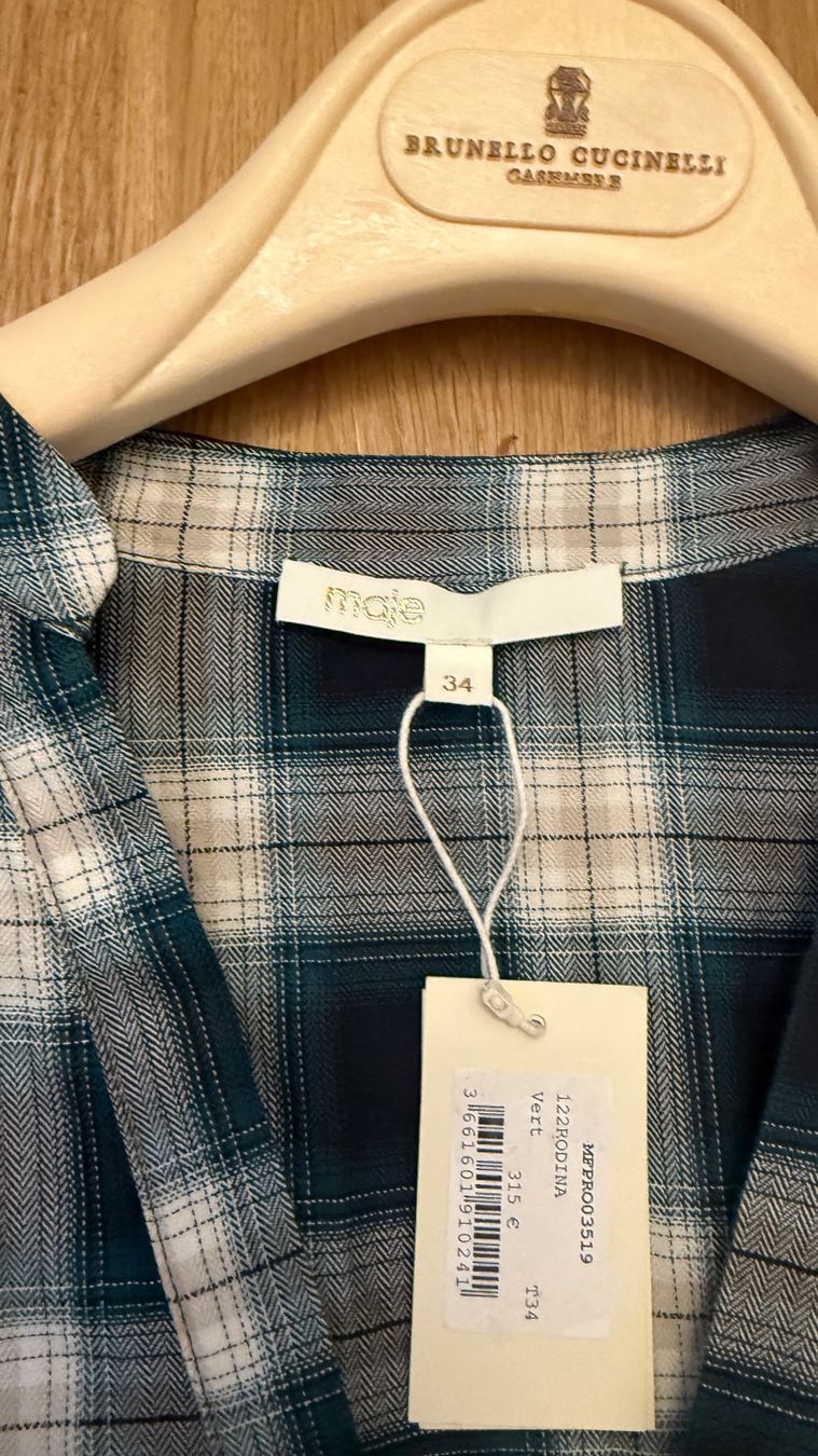 Maje Vestiti: NEU MAJE Kleid Zimmermann Freizeitkleid Puffärmel CHIC – Nuovo e nell'imballaggio originale da Faulensee venduto da Liebes_Kind_2019 2