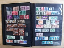 Briefmarkensammlung Schweiz, viele Einzelstücke  gemischt