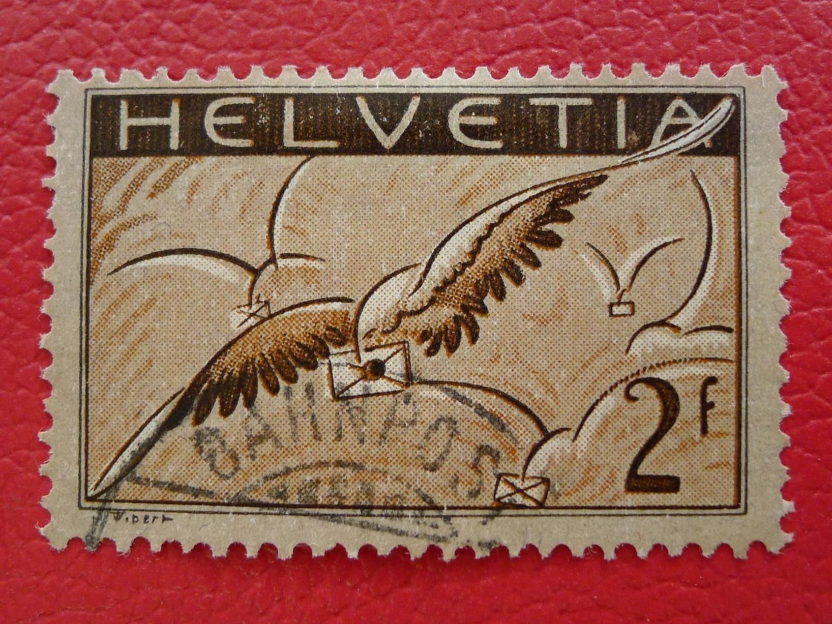 Alle Briefmarken: 1930, F13, fehlerfrei, Kat: 140.-+ mit BAHNPOST-Stempel – Gebraucht aus Sursee von Luzernerraute