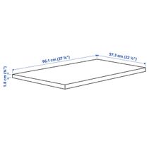 Komplement Boden weiss, 100x58