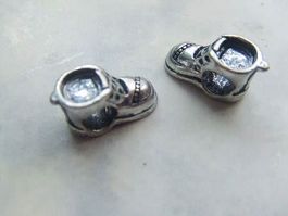 Metallperle Schuh mit mind. 4mm Loch