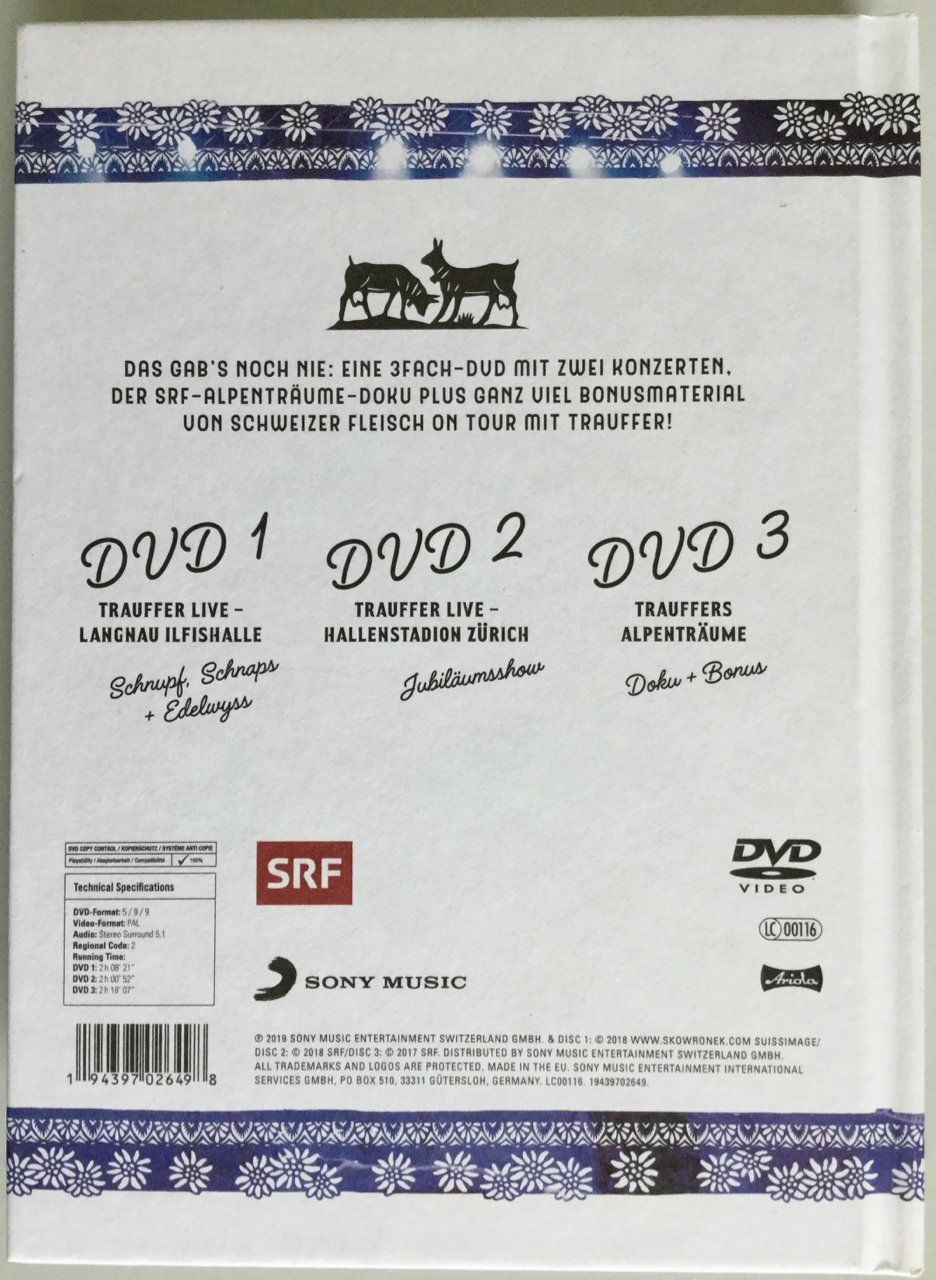 Tutti i DVDs: Trauffer JubiläumsDVD mit Booklet - neuwertig – Usato da Bremgarten b. Bern venduto da .Anita. 1