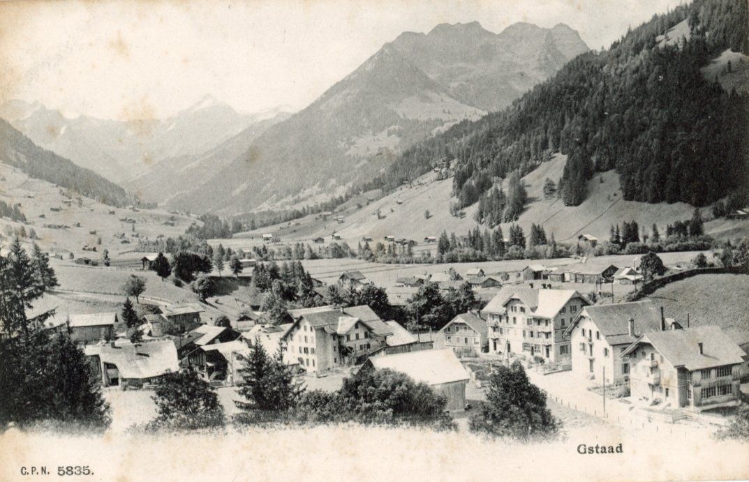 Ansichtskarten: Gstaad   BE – Gebraucht aus Brig von Valcards54