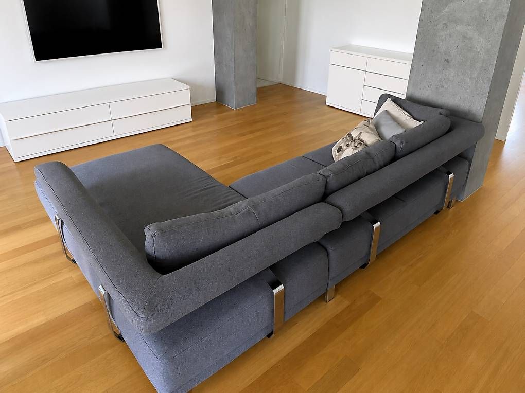 Sofas: Design-Ecksofa in Anthrazit – Gebraucht aus Zürich von Supersampler 1