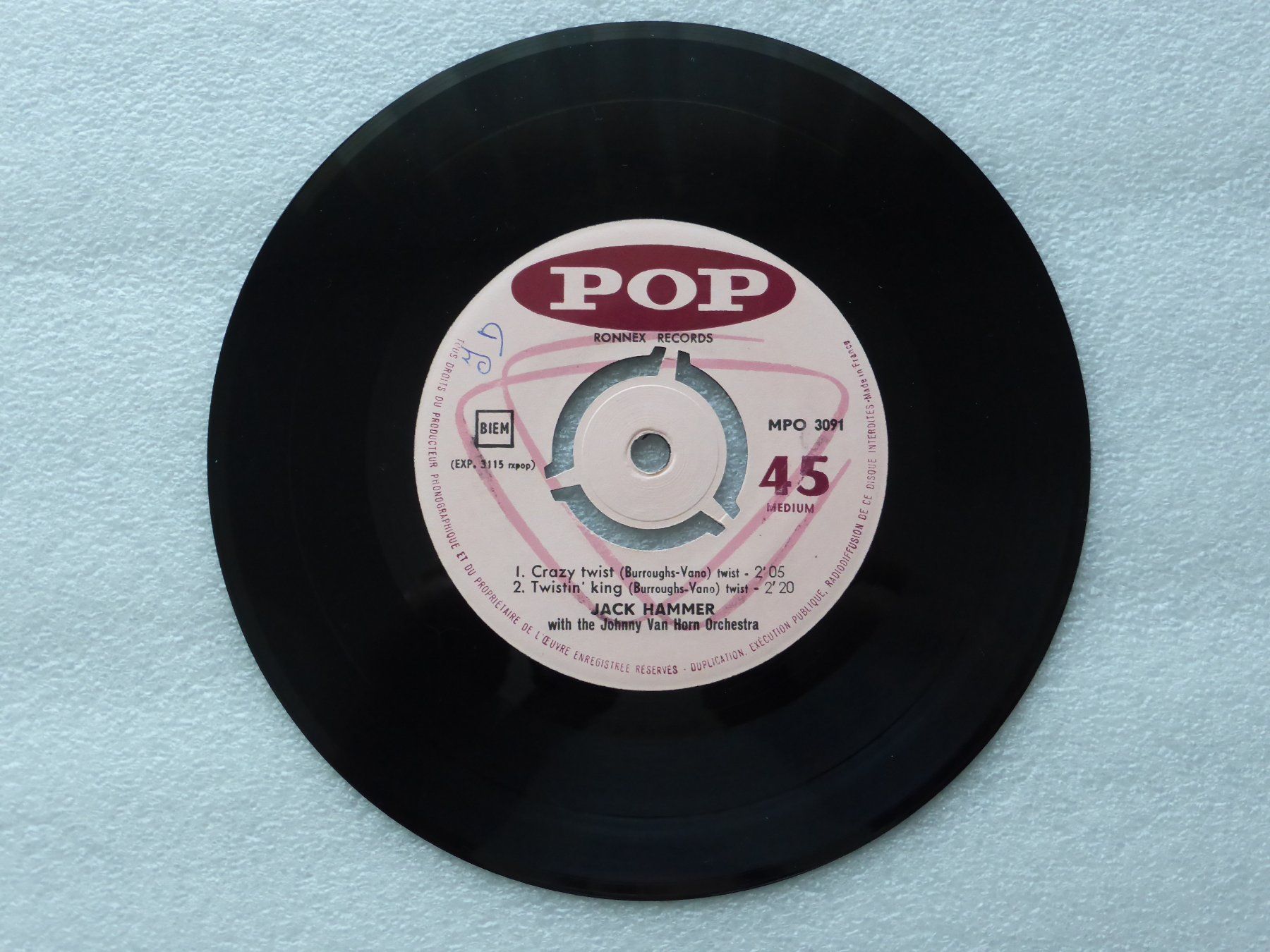 Vinyles: Vinyl Single   EP JACK HAMMER – D'occasion à Küssnacht am Rigi par Mondkinder 1