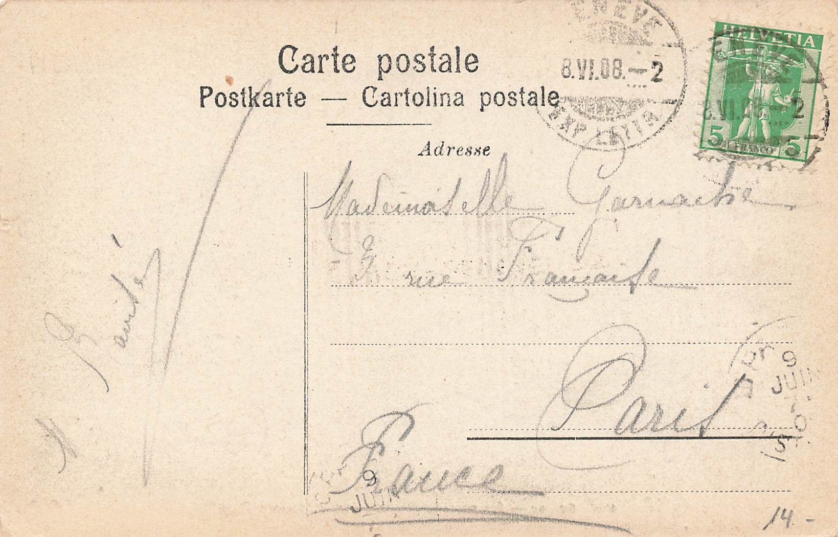 Cartoline postali: Geneve Tram Straßenbahnen – Usato da Biasca venduto da Blenio71 1