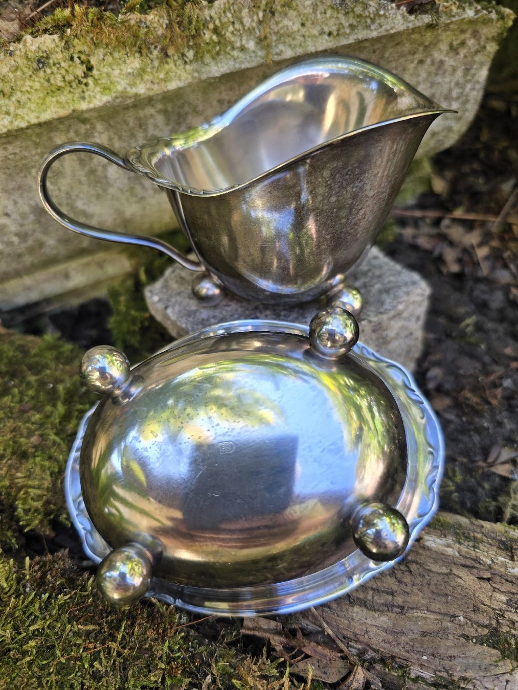 WMF Schalen: Sauciere mit Schale versilbert WMF  – Gebraucht aus Walkringen von Vanuca