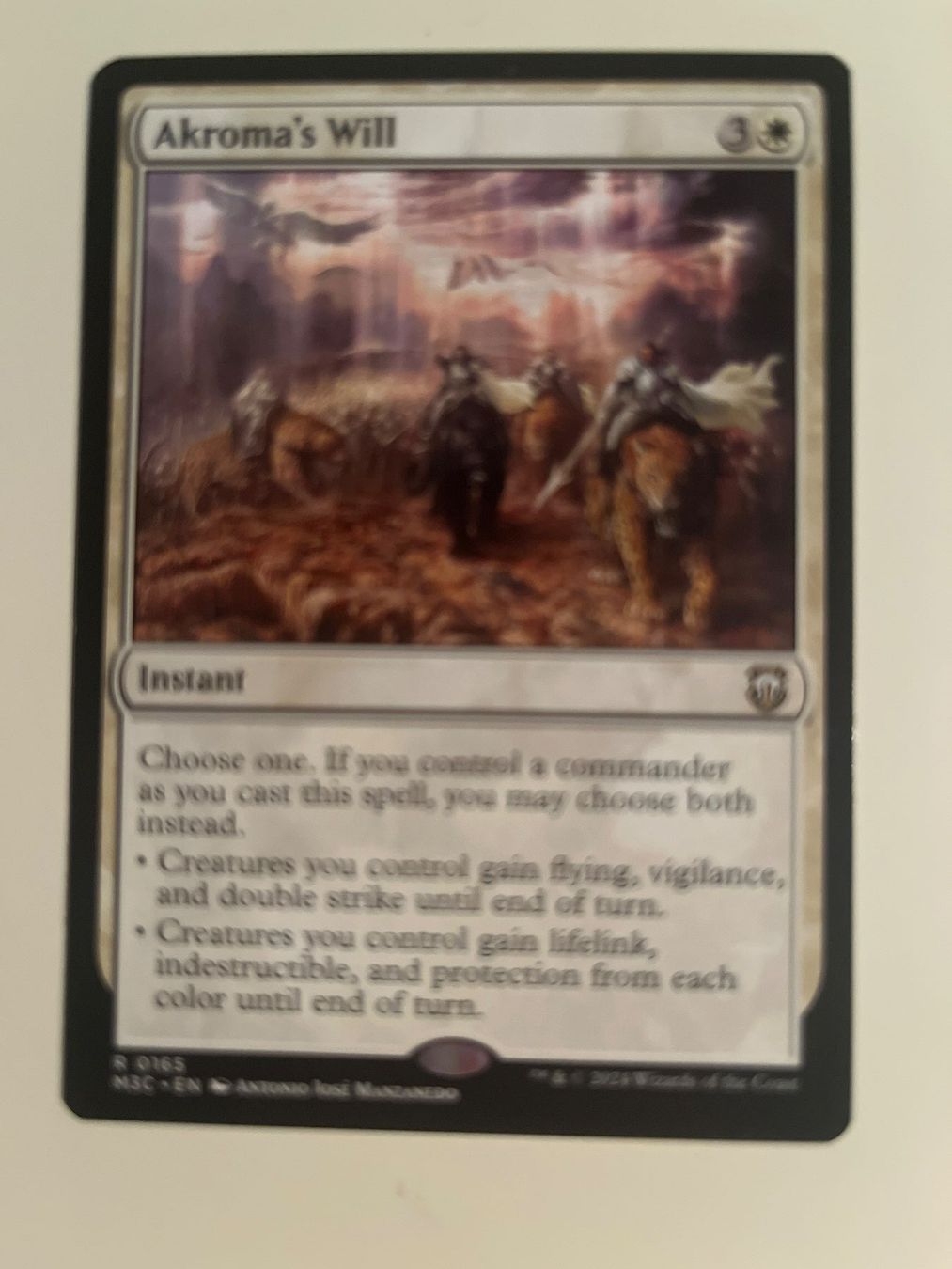 Magic The Gathering Carte collezionabili: 1 x Akroma's Will - Magic: The Gathering - MtG – Usato da Kriens venduto da Shadi1980