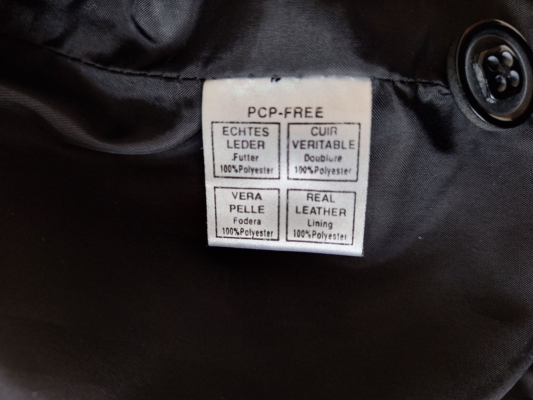 Giacche: Schwarze Herren Lederjacke – Usato da Münchwilen AG venduto da Gabry4333 4