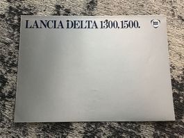 Lancia Delta Faltprospekt ca. 1982
