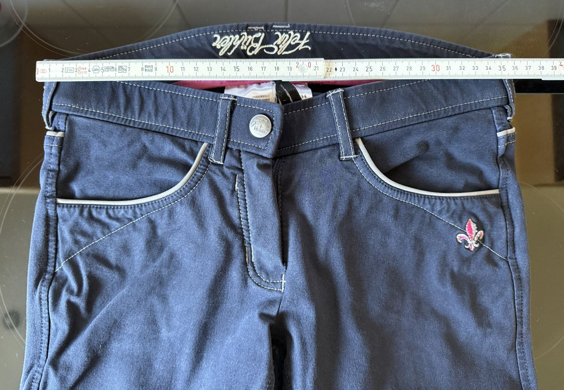 Pantaloni: Reithosen "Felix Bühler", 2 Stück, und Reithandschuhe – Usato da Oberwil BL venduto da Lepidolith 4