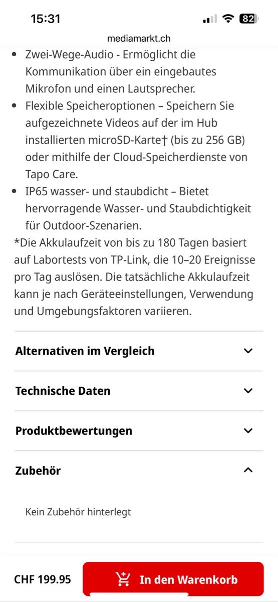 Fotocamera: Überwachungskamera – Nuovo e nell'imballaggio originale da Wädenswil venduto da khira 6