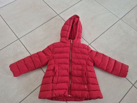 Petit Bateau Steppjacke rot Grösse 95 cm