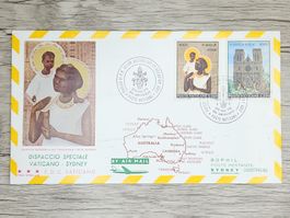 CL05 Enveloppe + Timbre Poste Vaticane 1970