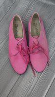 Klassische Oxford Schnürschuhe - 37 - Knalliges Pink