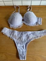 Zartes Dessous Set in Lila mit Spitze, Grösse 75B/L