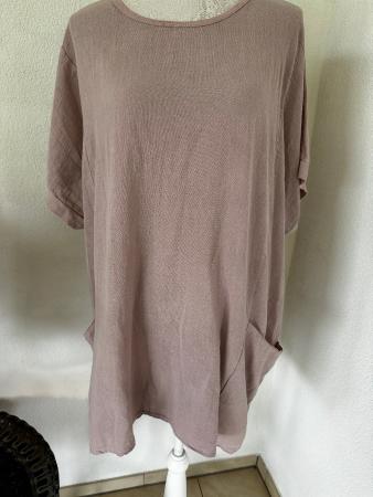 Neuware Longshirt Leinen Baumwolle Gr. 40 bis 44