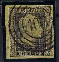 Altdeutschland 1850 Preussen 3 Silber-Groschen gest.