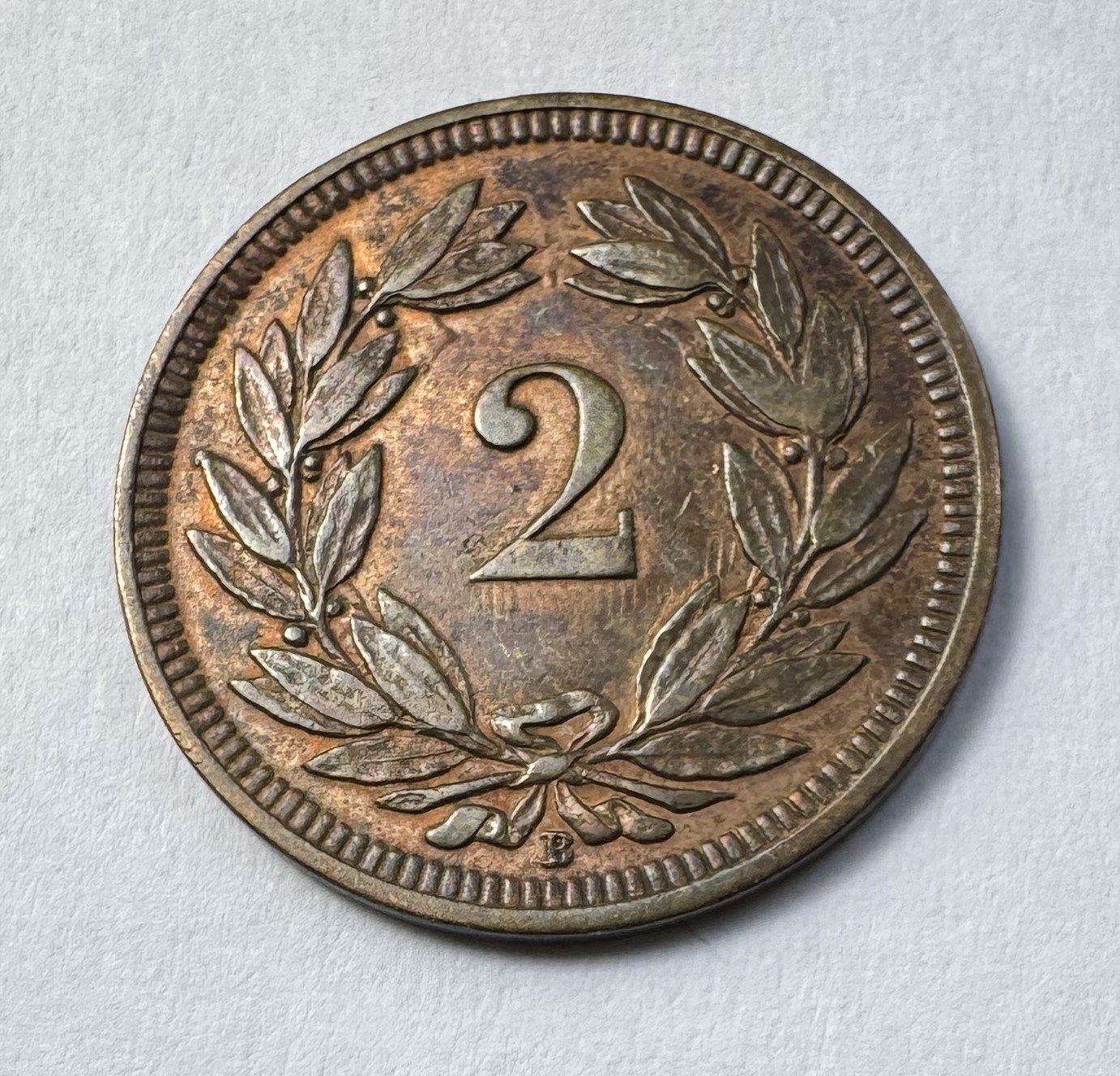 Tutti le monete: 1910 2 Rappen -unz – Usato da Kirchberg SG venduto da Zenhad69 1