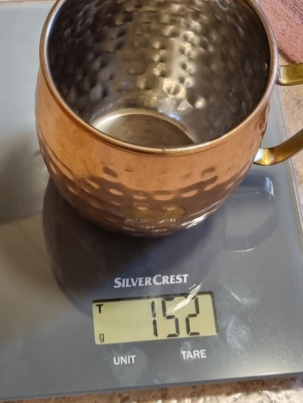 Tassen: Vintage Kupfer Becher Hammerschlag Messing Griff – Gebraucht aus Scharnachtal von devin03 5