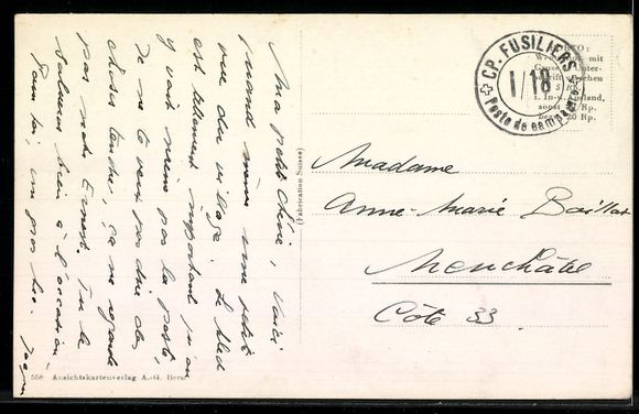Cartoline postali: AK Bäriswil, Teilansicht – Usato da Berlin venduto da bartko-reher 1