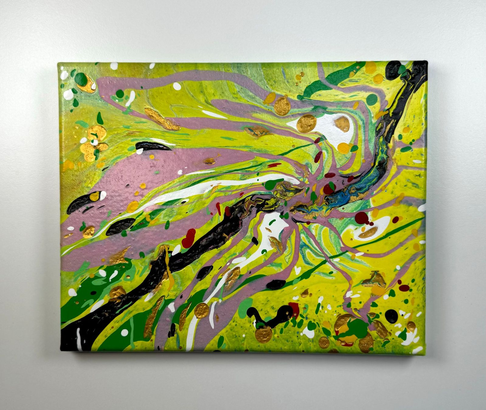 Dipinti: Acryl-Flüssigmalerei, rechteckig – Usato da Schlieren venduto da MayaSheng1983