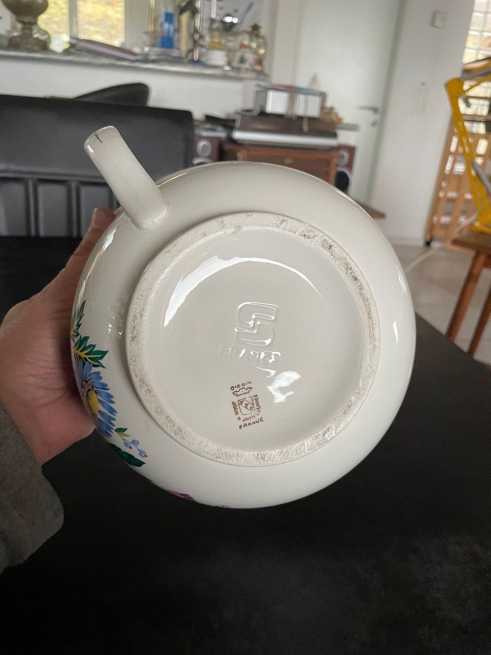 WC: Pot de Chambre Céramique Sarregemines – Usato da Vallamand venduto da Bricbracbroc82 5