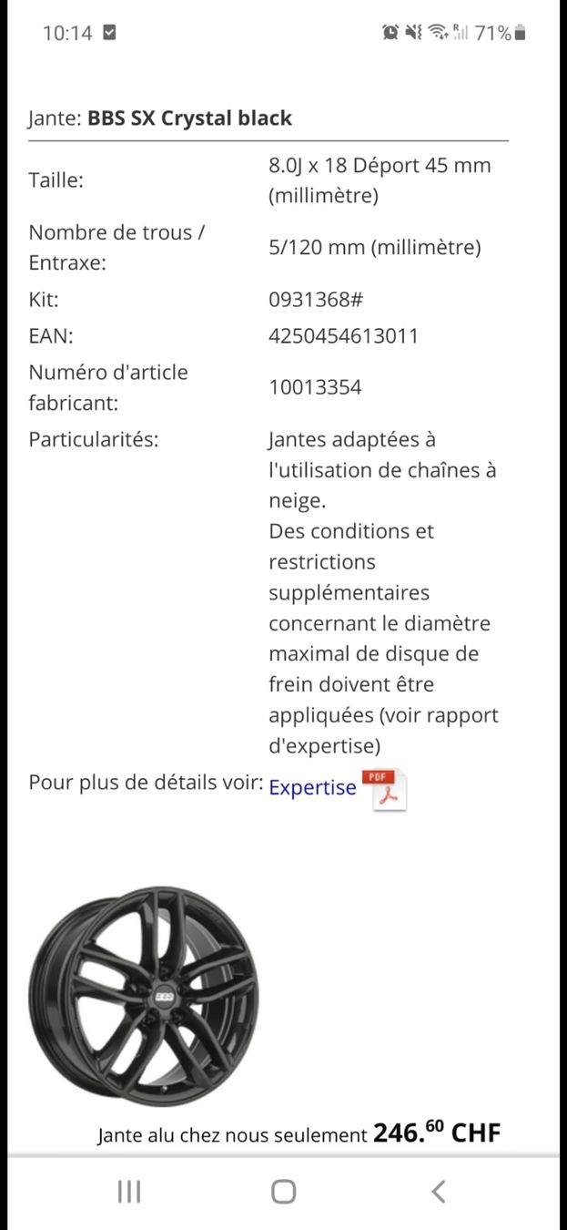 Cerchioni: jantes BBS – Usato da Courtételle venduto da zoe_mb9p 1
