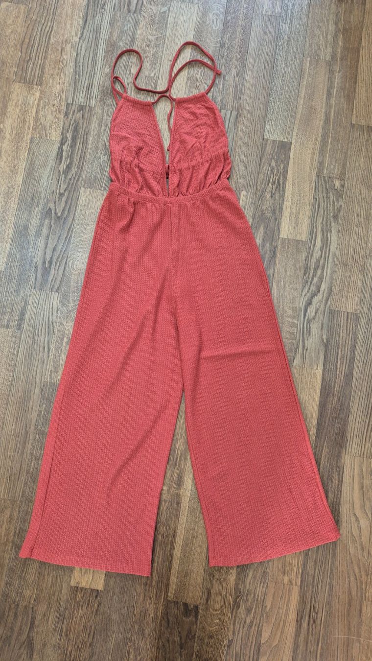 Tute: Rust open back jumpsuit – Usato da Zürich venduto da monadiederich