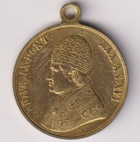 Medaille Papst Pius IX als Anhänger