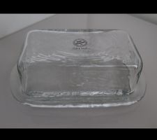 Butterdose Glasi Hergiswil Floralp Glas neu in OVP