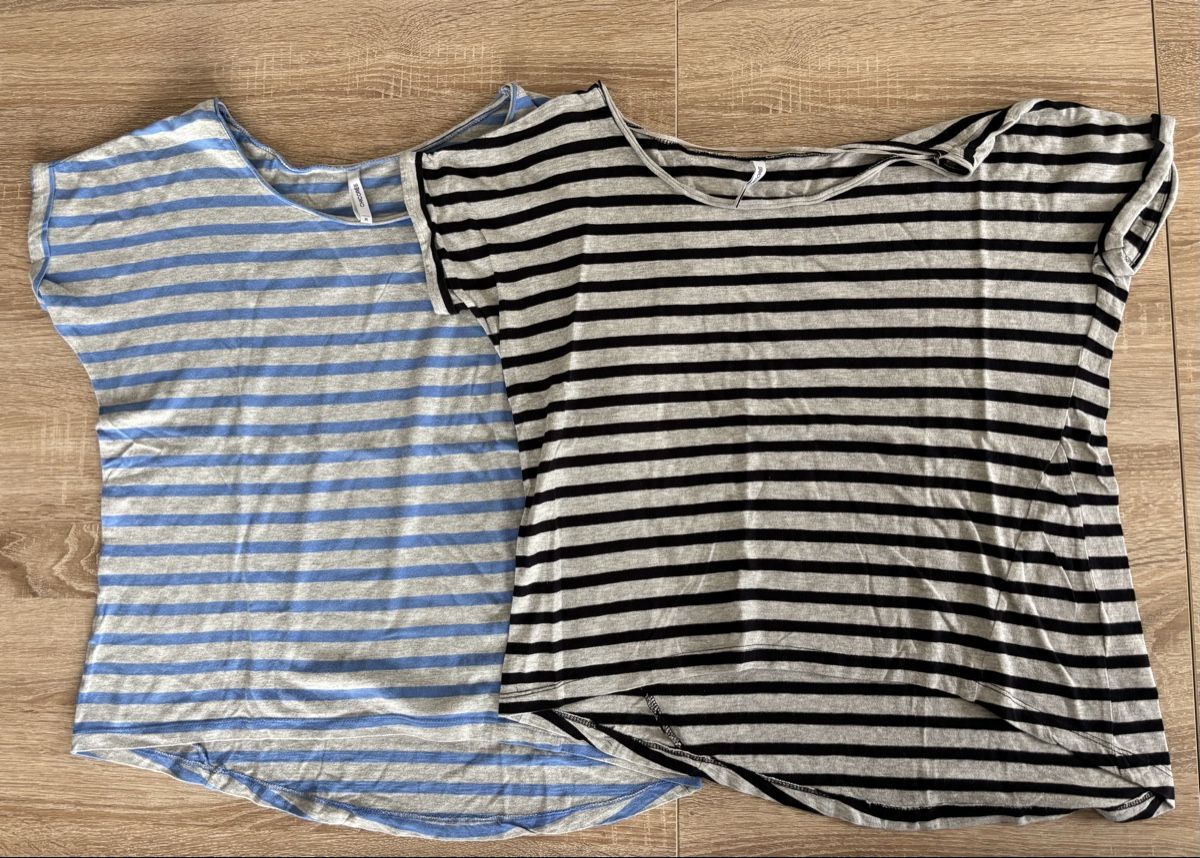 T-shirt: 2 T-Shirts gestreift Gr M – Usato da Ebikon venduto da Regipe