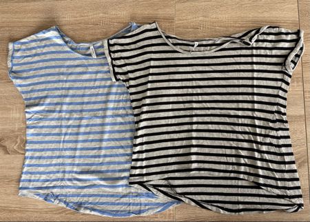 2 T-Shirts gestreift Gr M