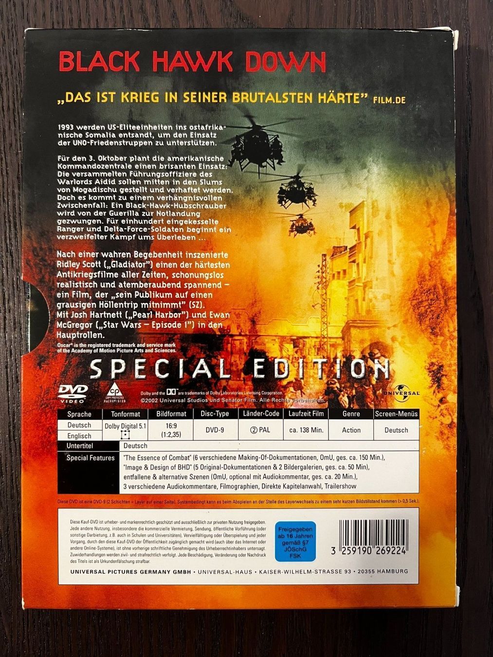 Alle DVDs: Black Hawk Down – Gebraucht aus Zürich von FilmFreunde 1