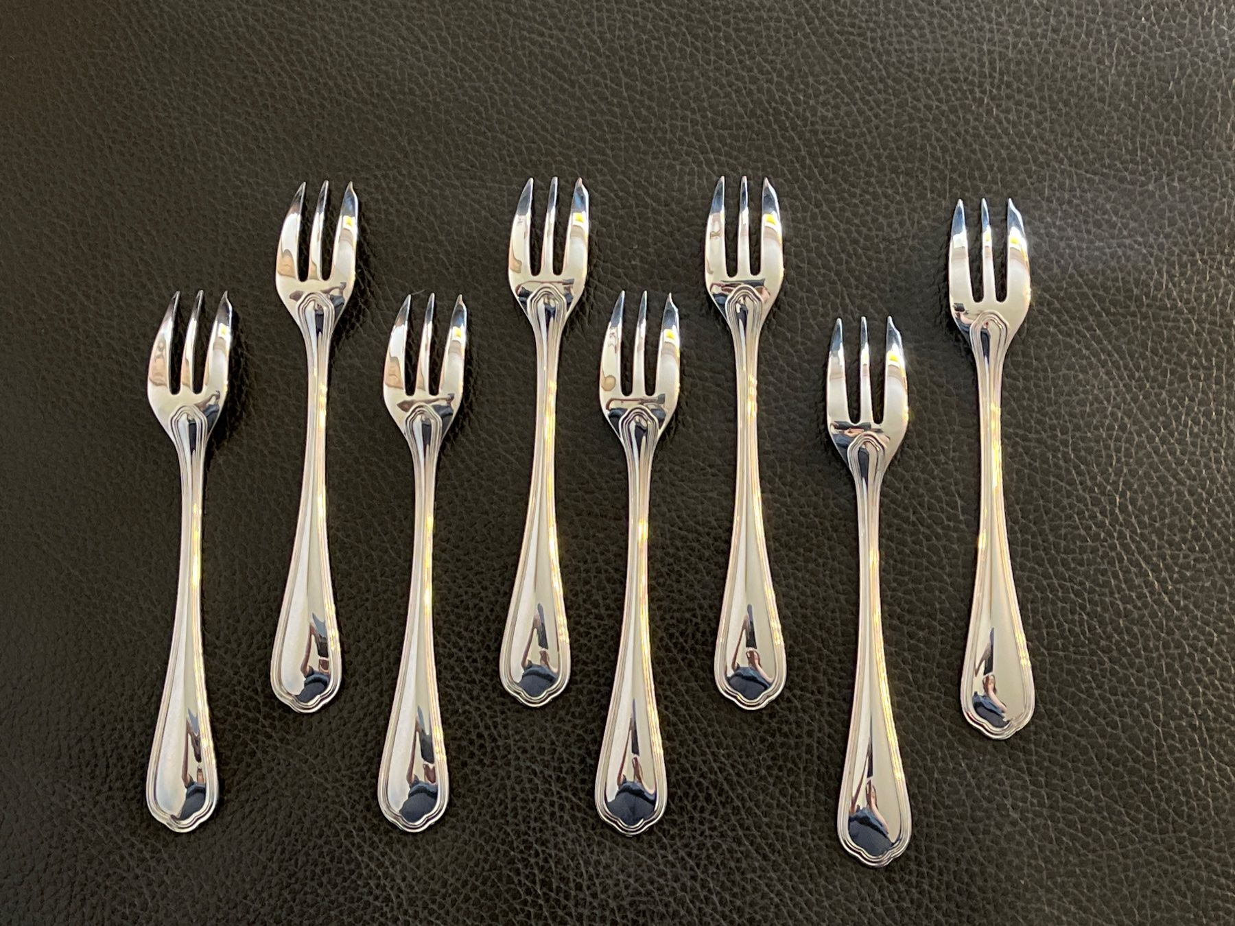 Christofle Gabeln: Christofle Spatour 8x fourchettes à gâteau – Neu (gemäss Beschreibung) aus Morges von bijouxsterling2019 4