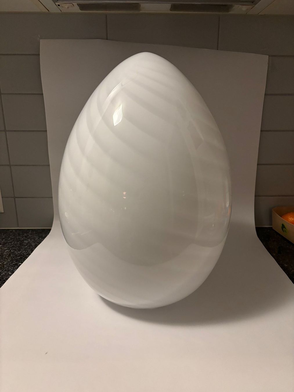 Murano Lampade: Grosse Eilampe Murano Designklassiker – Usato da rotkreuz venduto da baudisch 3