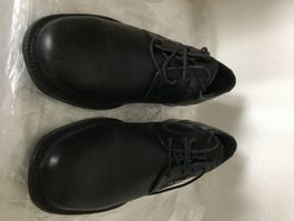 Gallus Herren Halbschuhe/Schnürschuhe Gr 41B, Leder, schwarz