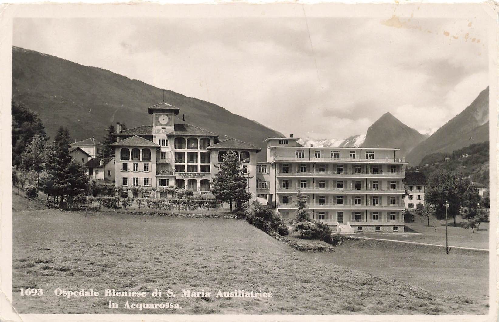Cartoline postali: Ospedale Bleniese Acquarossa Blneio – Usato da Biasca venduto da Blenio71