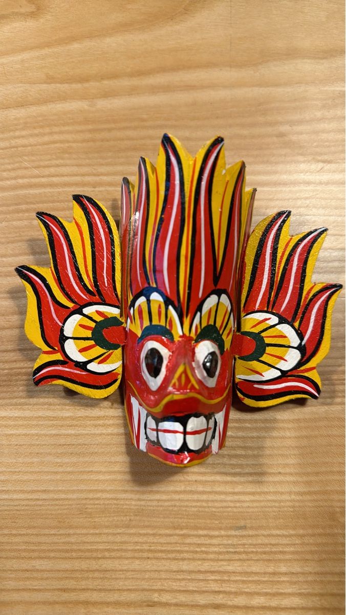 Tutte le decorazioni: Maske als Wanddeko, Sri Lanka – Usato da Bern venduto da saemu02