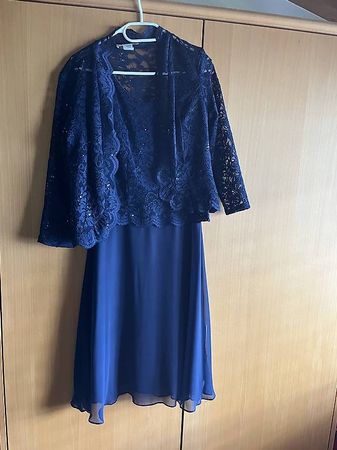 Festliches Kleid dunkelblau 36/S