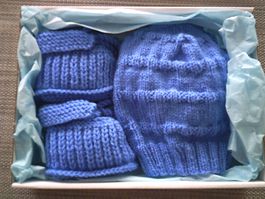 Baby Finkli-Mütze Handarbeit