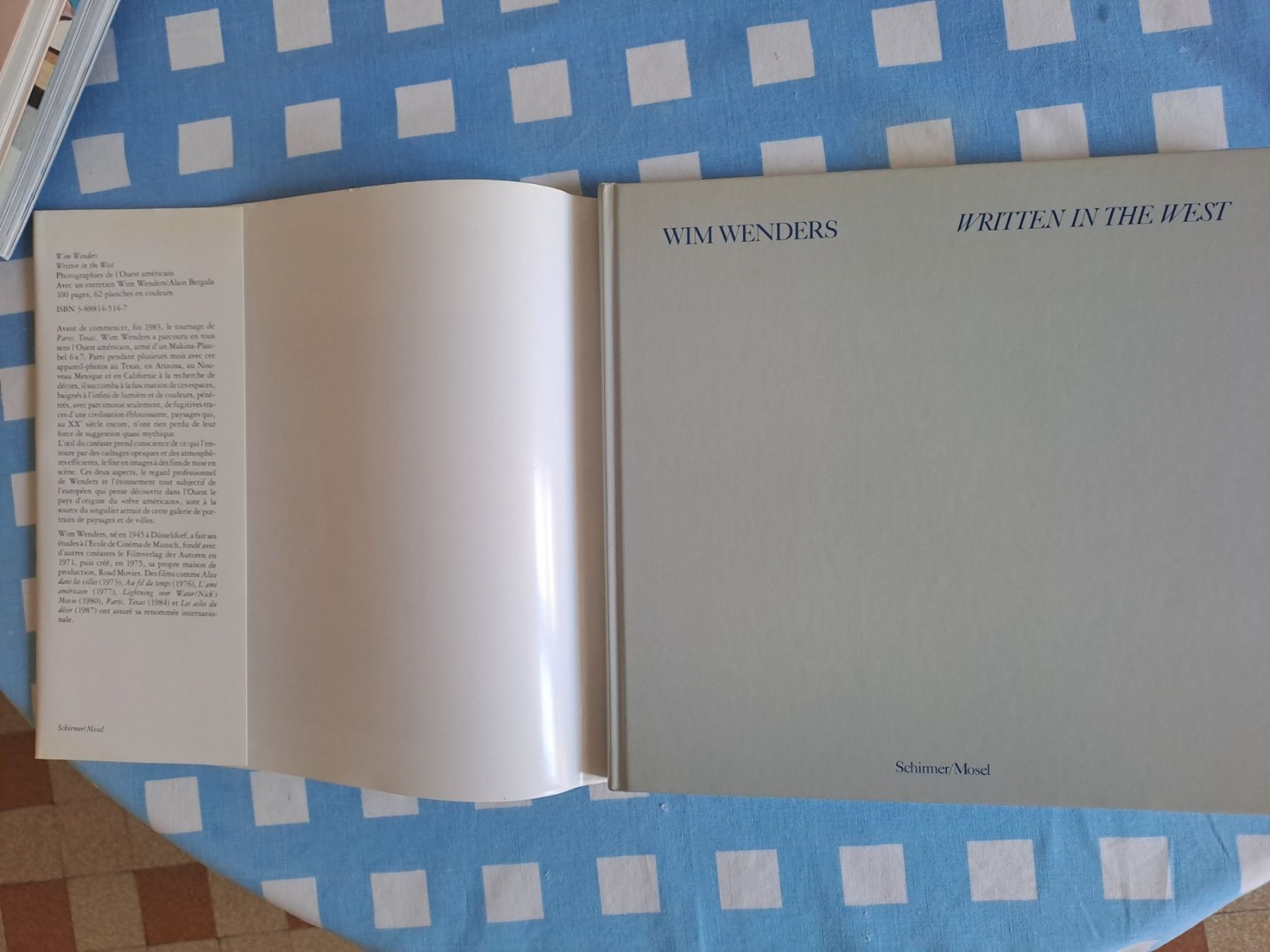 Libri: WENDERS book WRITTEN IN WEST – Usato da LAUSANNE venduto da KWEW 5