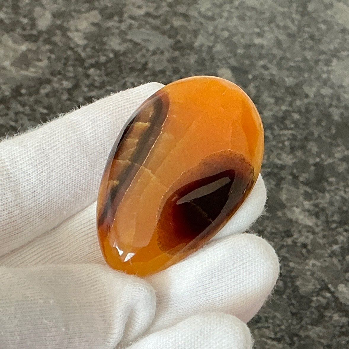 Pietre preziose: Simbirzit Cabochon.Doublette handpoliert Einzelstück – Nuovo e nell'imballaggio originale da Geroldswil venduto da Lilleke 5