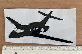PFlugzeug Aufkleber - ca.15cm