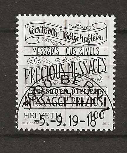 Tous les timbres: M1746 - Calligraphie 1er jour – D'occasion à Trélex par Phil_Albert